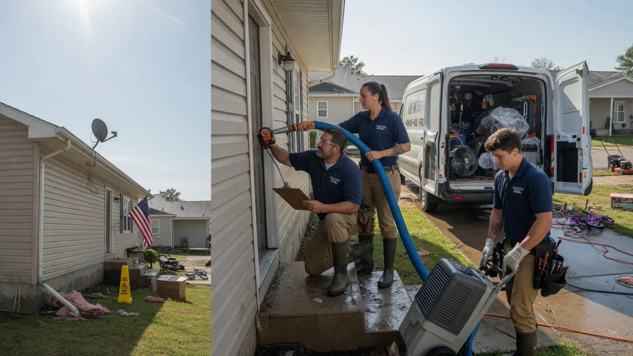 Ceiling Water Damage Restoration in Naples, ID near me